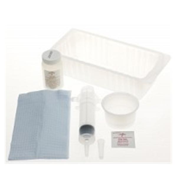 Tray Irrigation Piston Syringe 60mL With Drape/Alcohol Pad LF Sterile 20/Case